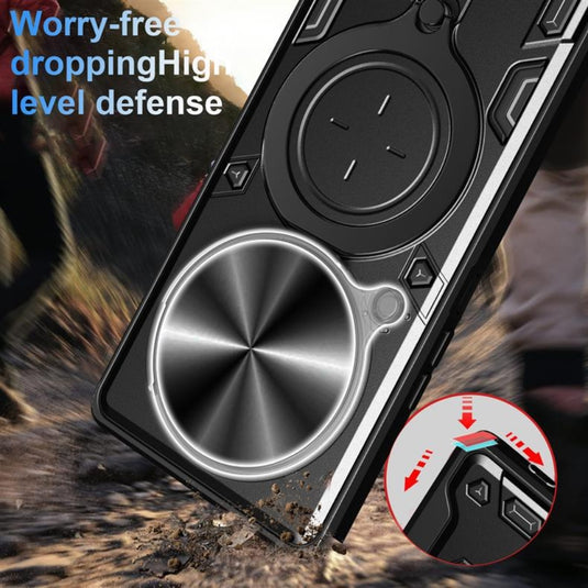 Honor Magic7 Pro (PTP-N49, PTP-AN10) - Heavy Duty Sliding Camshield Ringer Holder Phone Case - Polar Tech Australia