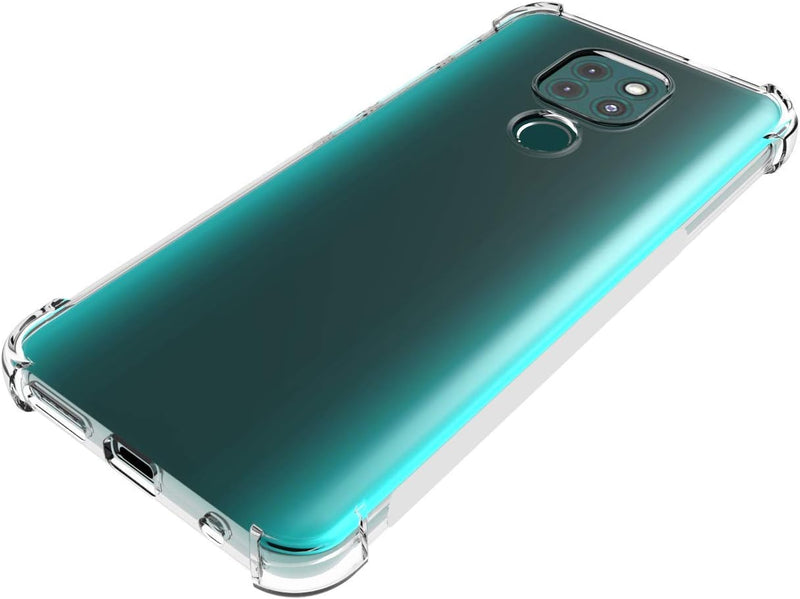 Cargue la imagen en el visor de la galería, Motorola Moto G9/Moto G9 Play/Moto E7 Plus - AirPillow Cushion Transparent Soft Clear TPU Four Corners Protective Case - Polar Tech Australia