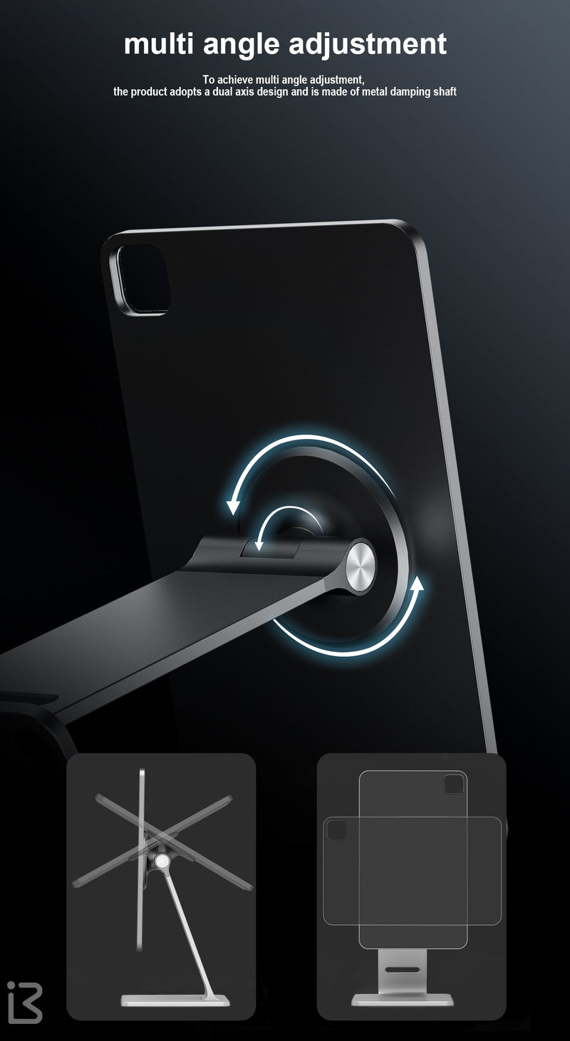 Cargue la imagen en el visor de la galería, Benwis Apple iPad Pro 11" & Air 4/5 10.9" Magnetic Suspension Magstand Desktop Stand POS Case Holder - Polar Tech Australia