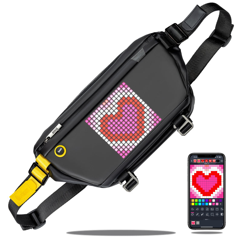 Chargez l'image dans la visionneuse de la galerie, Divoom Sling Bag Pixel Art LED Daypack Perfect Gift - Polar Tech Australia