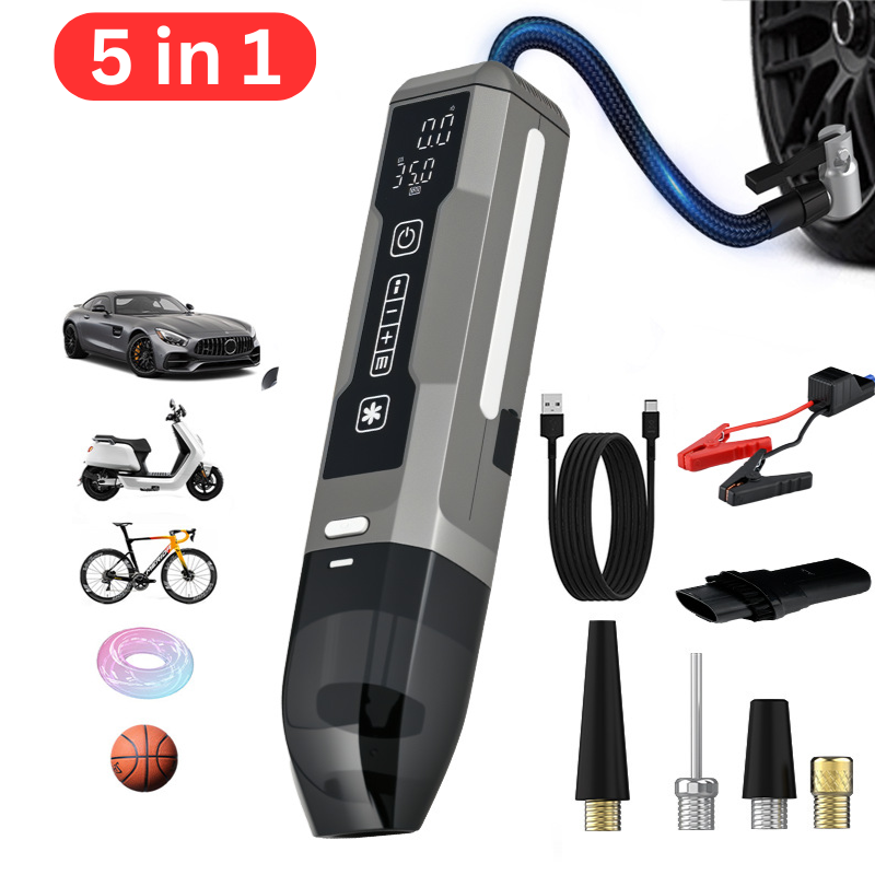 Chargez l'image dans la visionneuse de la galerie, 5 in 1 Super Energy Portable Car Wireless Jump Starter & Vacuum & LED Light + Air Pump - Polar Tech Australia