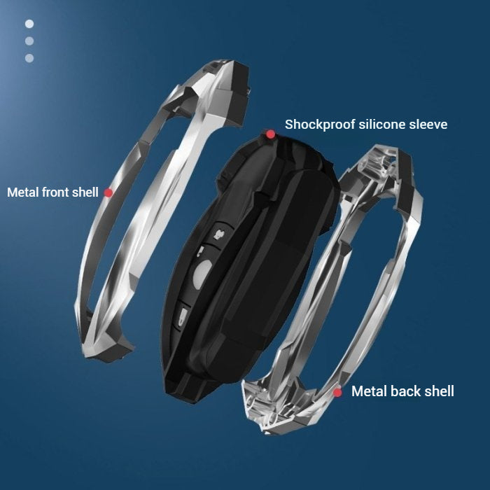 Load image into Gallery viewer, Subaru Mech-style Metal + TPU Full Protection Car Key Fob Case Cover For Outback, Forester, Impreza, WRX, XV, Crosstrek, Legacy - Polar Tech Australia