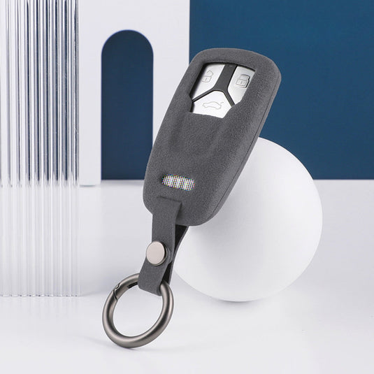 Audi Alcantara Remote Car Key Fob Case Cover For A4, A5, A6, Q5, Q7, S4, S5, S7 - Polar Tech Australia
