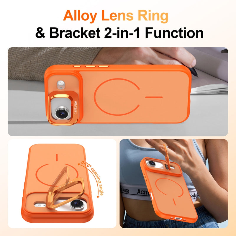 Chargez l'image dans la visionneuse de la galerie, Apple iPhone 17 Air - Zore Notron MagSafe Charging Case with Camera Stand - Polar Tech Australia