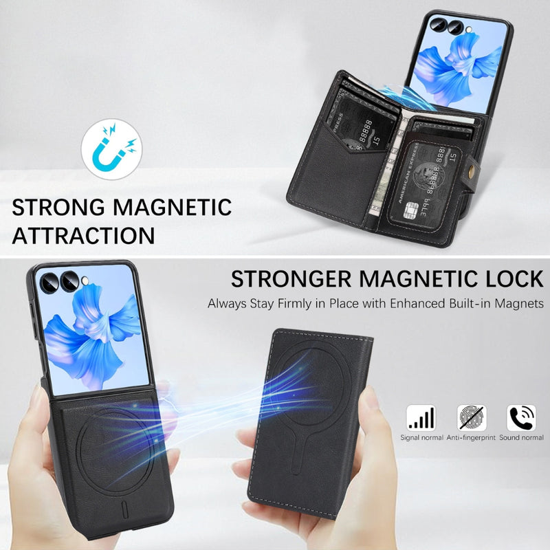 Load image into Gallery viewer, Samsung Galaxy Z Flip8 5G - MagSafe Magnetic Wallet Phone Case with Side Card Holder