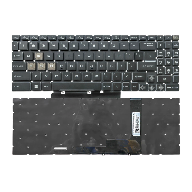 Chargez l'image dans la visionneuse de la galerie, MSI Crosshair A16 A17 A18 HX D8W D8WFKG A8WGKG Series - Laptop Keyboard With Backlit US layout