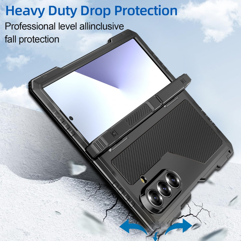 Cargue la imagen en el visor de la galería, Samsung Galaxy Z Fold7 5G - Drop Proof Dustproof Metal Phone Case - Polar Tech Australia
