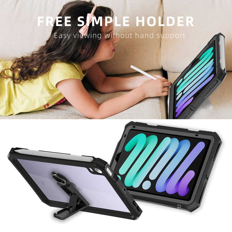 Load image into Gallery viewer, Apple iPad Mini 6 Shellbox Waterproof Heavy Duty Lifeproof Style Case - Polar Tech Australia