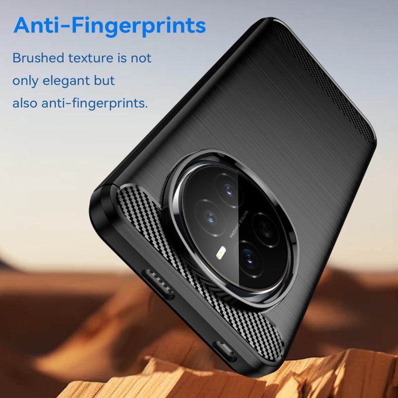 Load image into Gallery viewer, Honor Magic7 Pro (PTP-N49, PTP-AN10) - Carbon Fiber Brushed Texture TPU Phone Case - Polar Tech Australia