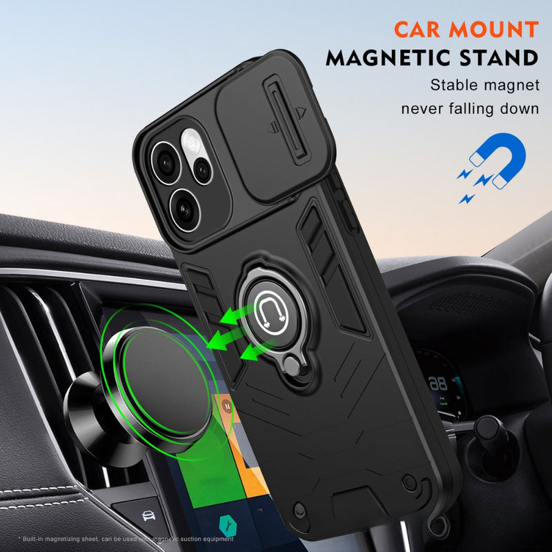 Load image into Gallery viewer, OPPO Reno15 F - Sliding Camshield TPU + PC Phone Case with Holder - Polar Tech Australia