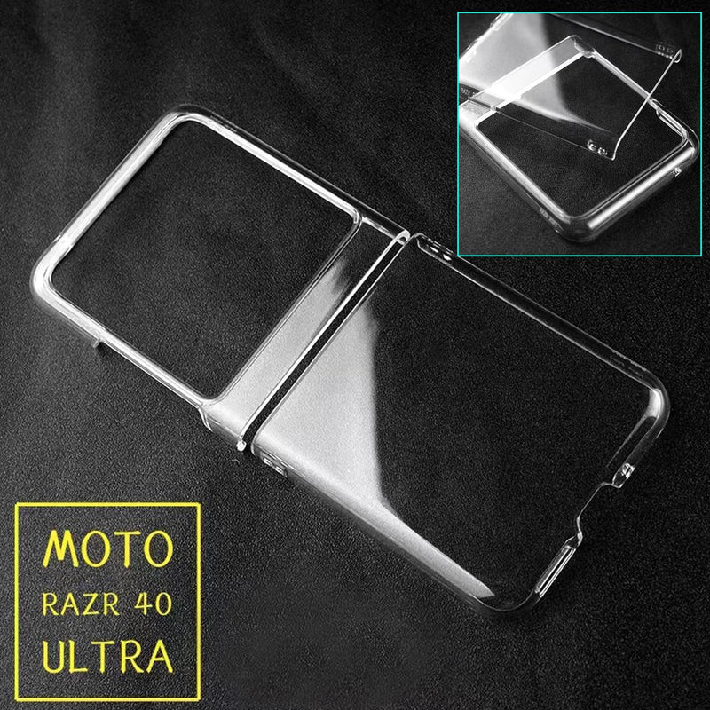 Load image into Gallery viewer, Motorola Moto Razr 40 - AirPillow Cushion Transparent Soft Clear TPU Shockproof Case - Polar Tech Australia