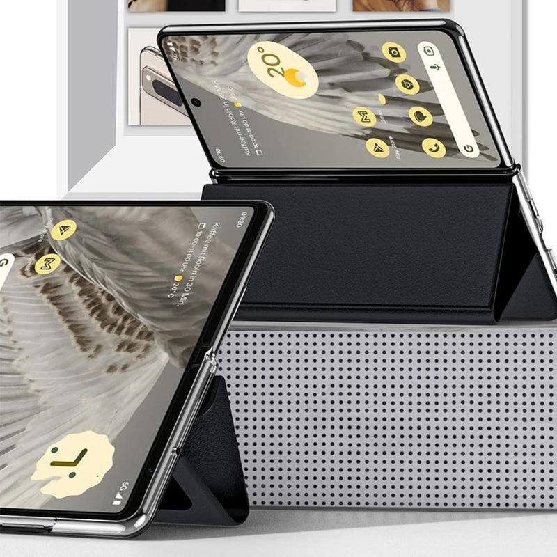 Load image into Gallery viewer, Google Pixel Fold - Magnetic Flip Kickstand Leather Phone Case - Polar Tech Australia