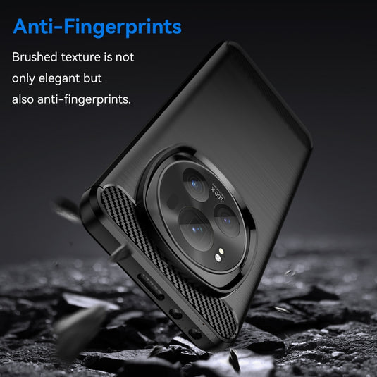 Honor Magic6 Pro (BVL-AN16, BVL-N49) - Carbon Fiber Brushed Texture TPU Phone Case - Polar Tech Australia