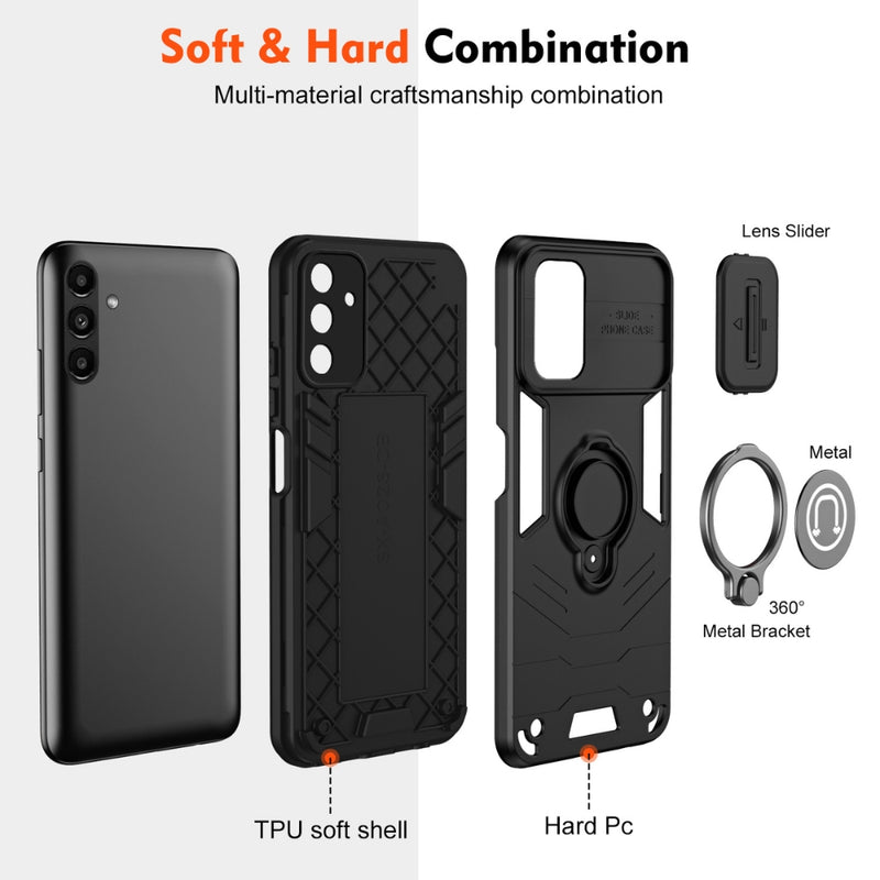 Load image into Gallery viewer, Samsung Galaxy A57 (SM-A576) - Sliding Camshield TPU + PC Phone Case with Holder - Polar Tech Australia