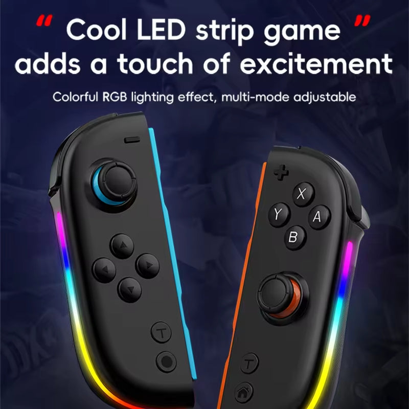 Load image into Gallery viewer, Nintendo Switch JOY-05 Split Controllers TMR Hall Effect Joysticks, 6-Axis Motion & RGB Lighting