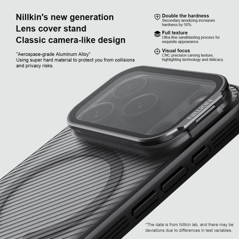 Chargez l'image dans la visionneuse de la galerie, Apple iPhone 18 Pro Max - Nillkin Camshield Prop Magnetic Transparent Lens Guard Edition Camera protective cover case