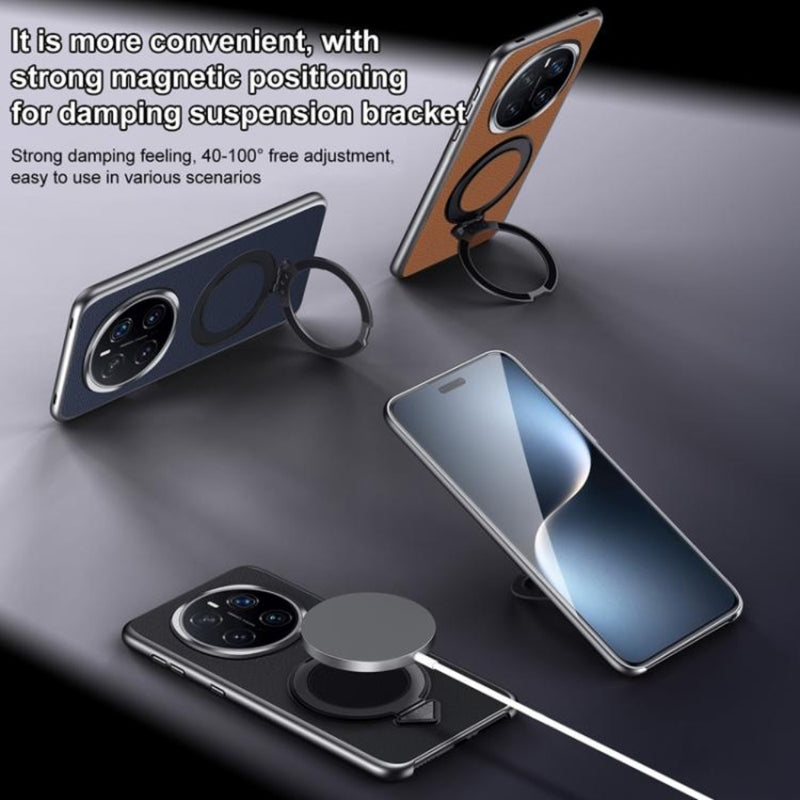 Load image into Gallery viewer, Honor Magic7 Pro (PTP-N49, PTP-AN10) - Top Grain Leather MagSafe Magnetic Holder Phone Case - Polar Tech Australia