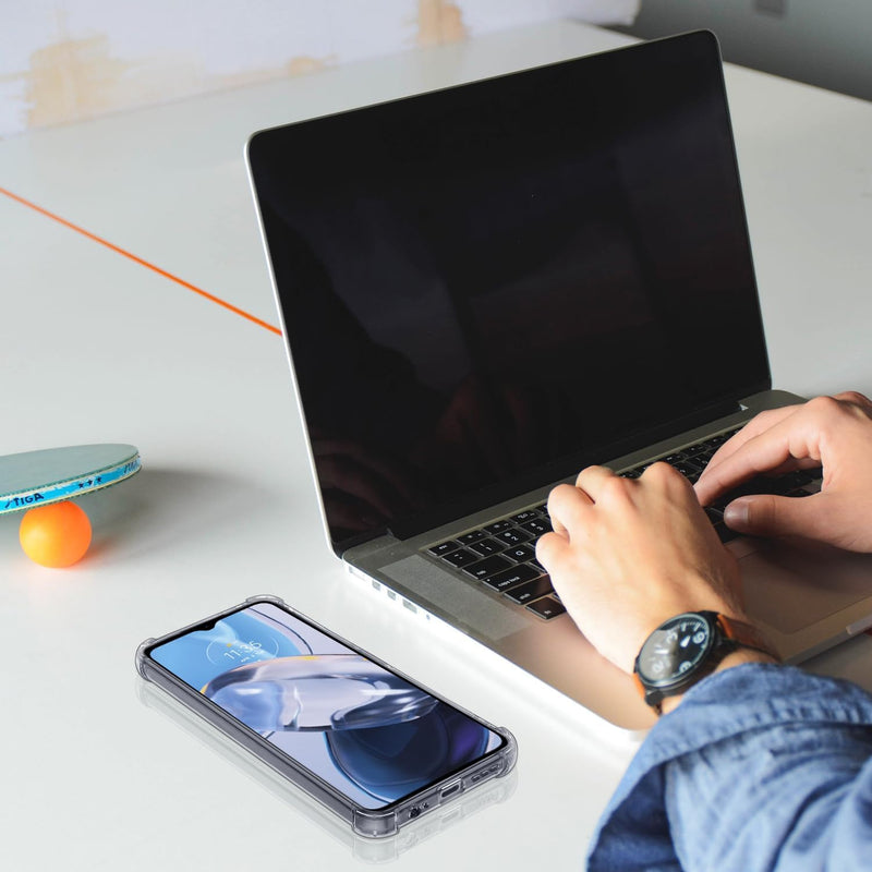 Cargue la imagen en el visor de la galería, Motorola Moto E22/E22i - AirPillow Cushion Transparent Soft Clear TPU Four Corners Protective Case - Polar Tech Australia