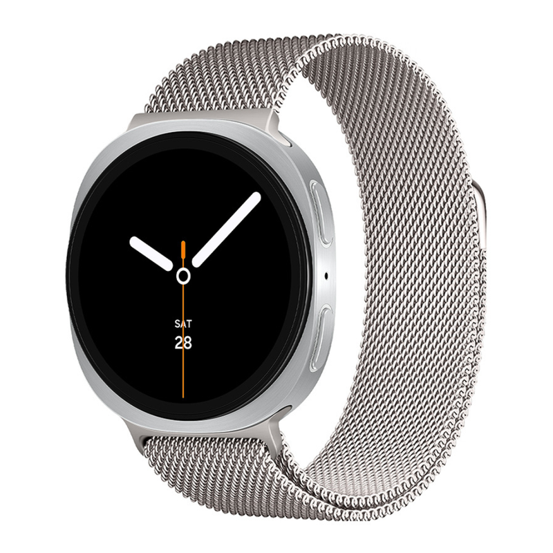 Cargue la imagen en el visor de la galería, Samsung Galaxy Watch8 Stainless Steel Milanese Loop Magnet Magic Watch Band Strap - Polar Tech Australia