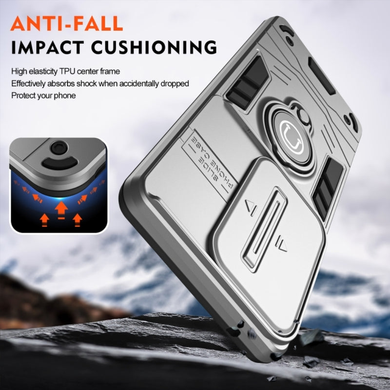 Load image into Gallery viewer, OPPO A78 4G (CPH2565) - Heavy Duty Ring Holder Case with Shockproof & Camera Guard Design - Polar Tech Australia
