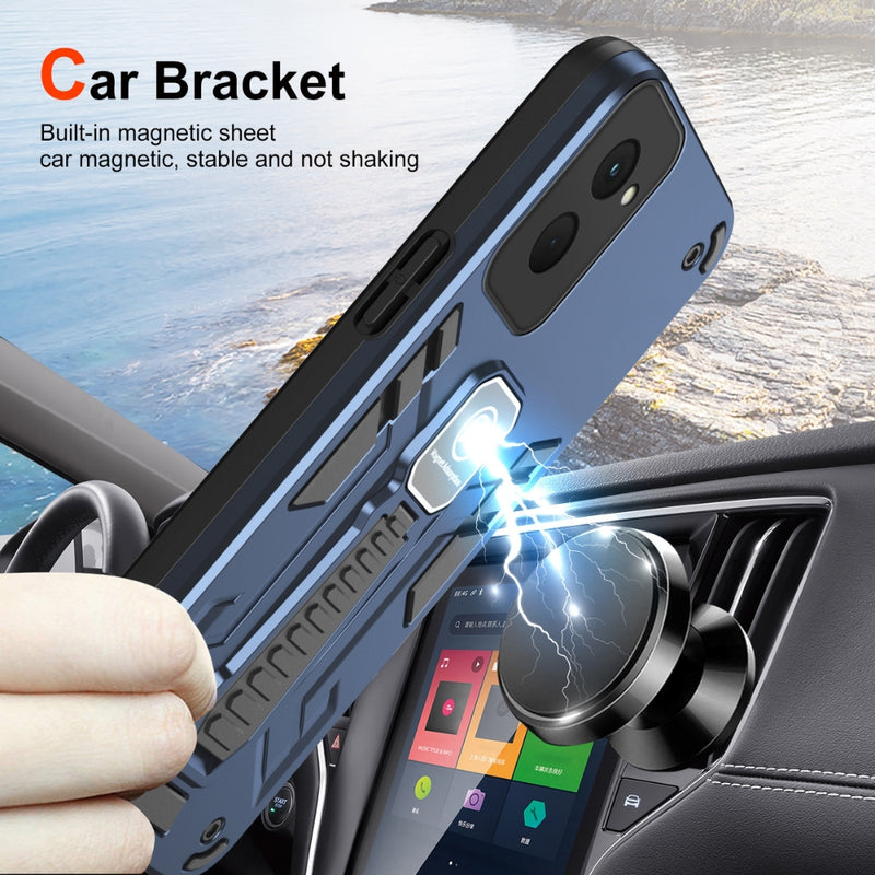 Cargue la imagen en el visor de la galería, Motorola Moto G84 - TPU + PC Full Body Shockproof Phone Case with a Hidden Kickstand - Polar Tech Australia