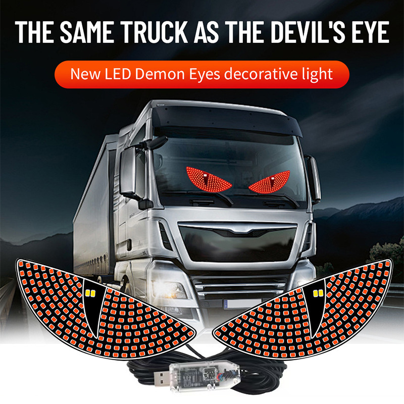 Load image into Gallery viewer, LED Demon Eye USB Wireless Car Ambient Light / Cool Car Decoration Lamp - i-Station Mobile Phone & Electronic Device Repair and Accessories