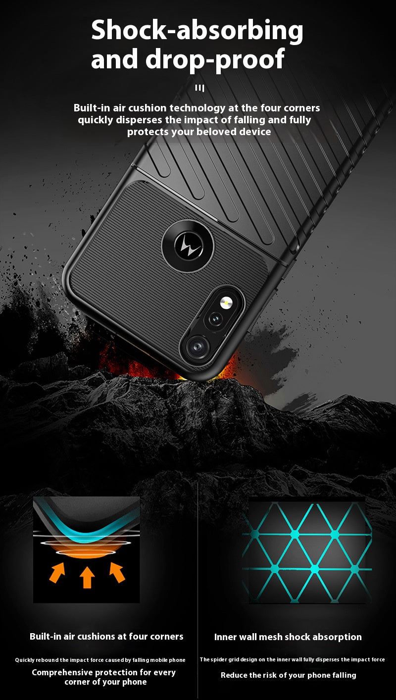 Cargue la imagen en el visor de la galería, Motorola Moto Defy 2 - AirPillow Cushion Transparent Soft Clear TPU Four Corners Protective Case - Polar Tech Australia