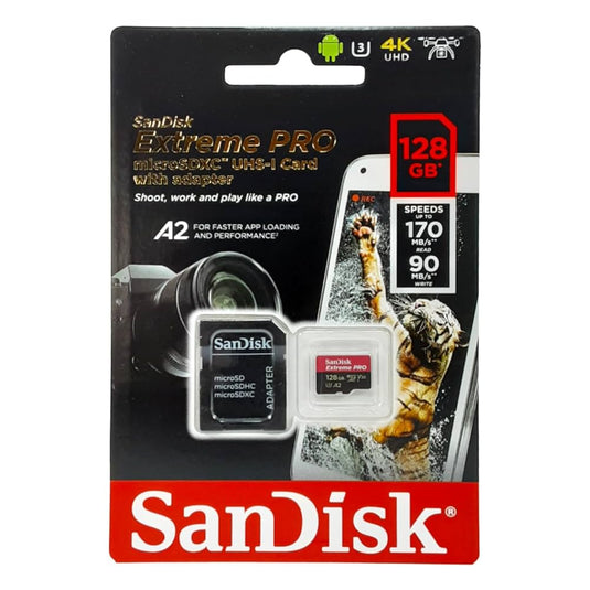 SanDisk Extreme Pro Micro Memory Card - 64GB 128GB 256GB 512GB 1TB A2 Class V30 170Mb/s - Polar Tech Australia