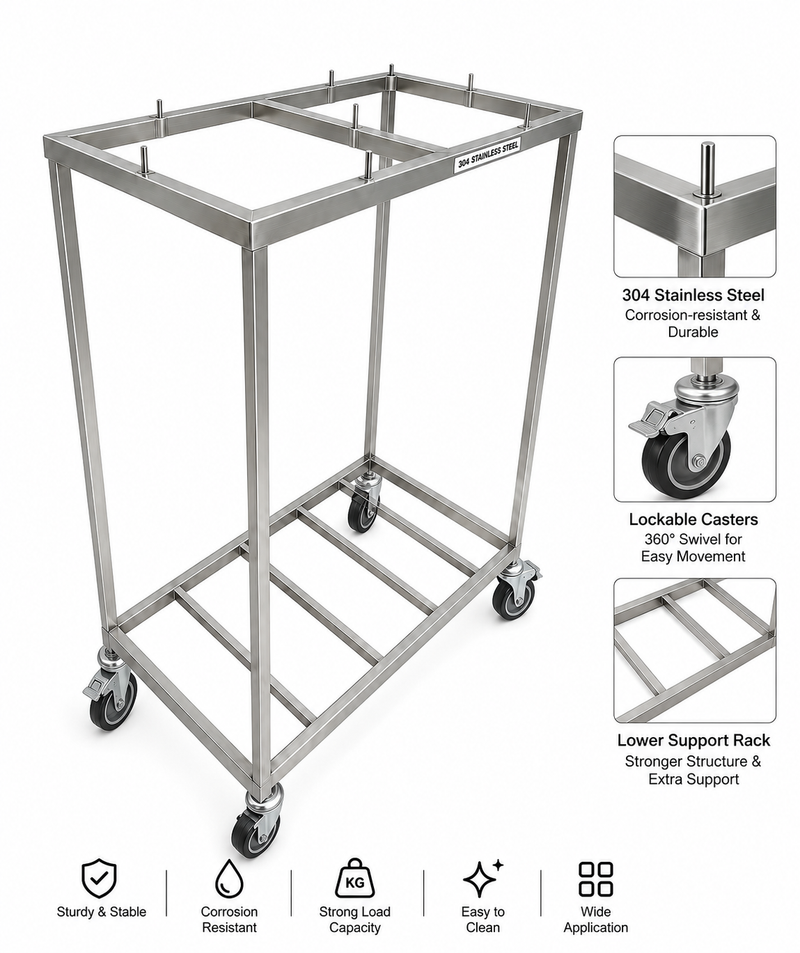 Load image into Gallery viewer, Double Sack Mail/Post/Bag AU Post Mail Bag Stand Sorting Holder Postbag Trolley
