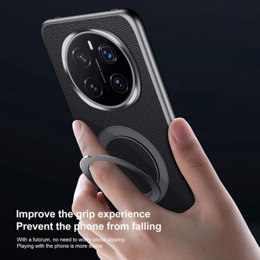 Honor Magic7 Pro (PTP-N49, PTP-AN10) - Top Grain Leather MagSafe Magnetic Holder Phone Case - Polar Tech Australia