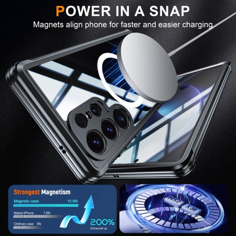 Cargue la imagen en el visor de la galería, Samsung Galaxy S25 Edge (SM-S937) - Tempered Glass MagSafe Phone Case - Polar Tech Australia