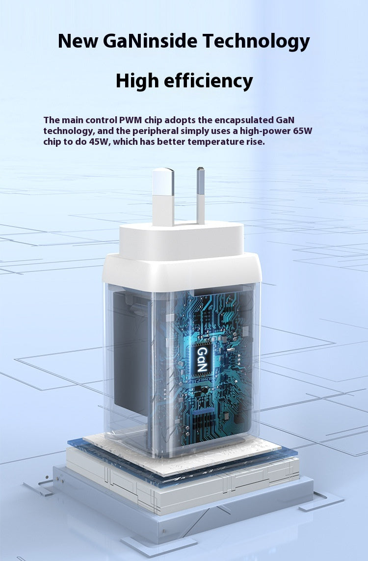 Load image into Gallery viewer, 65W Max PD USB-C Port iPhone 16 MacBook Laptop Wall Travelling Charger Adapter - (SAA Approved/AU Plug) - Polar Tech Australia
