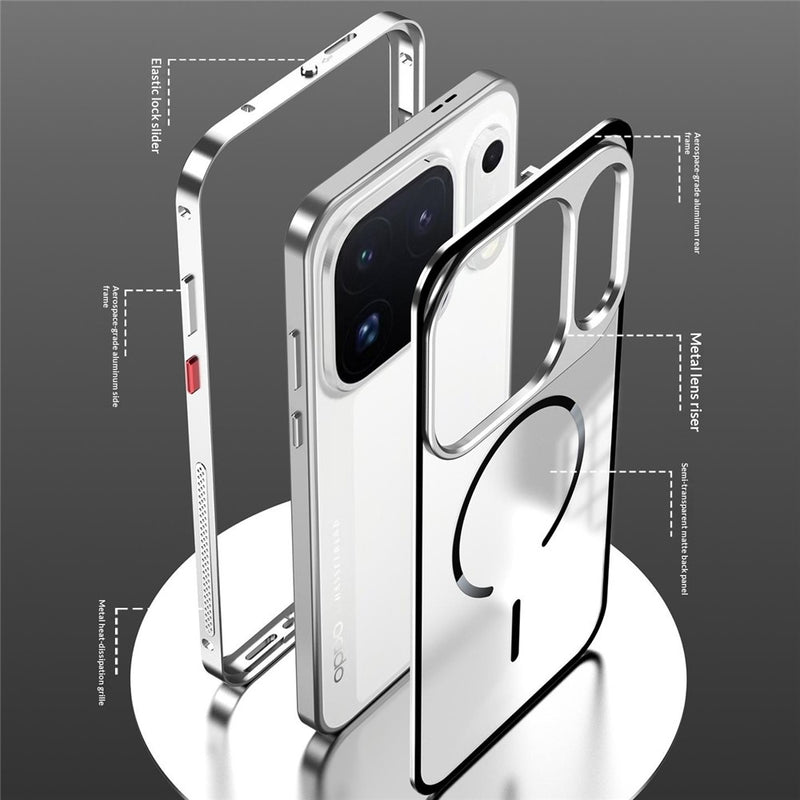 Cargue la imagen en el visor de la galería, OPPO Find X10 E - Magnetic Aluminium Alloy Matte Phone Case