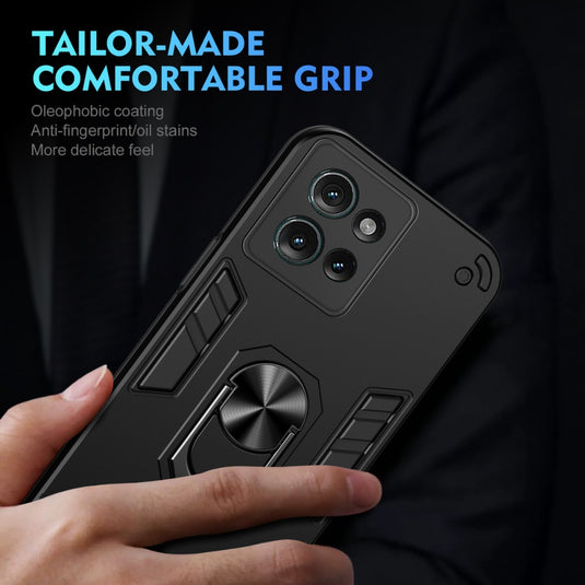 Motorola Moto G60s - Heavy Duty Armor Case With Metal Bracket - Polar Tech Australia