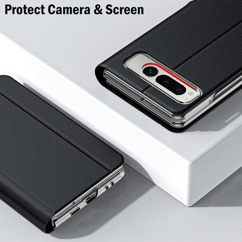 Load image into Gallery viewer, Google Pixel Fold - Magnetic Flip Kickstand Leather Phone Case - Polar Tech Australia