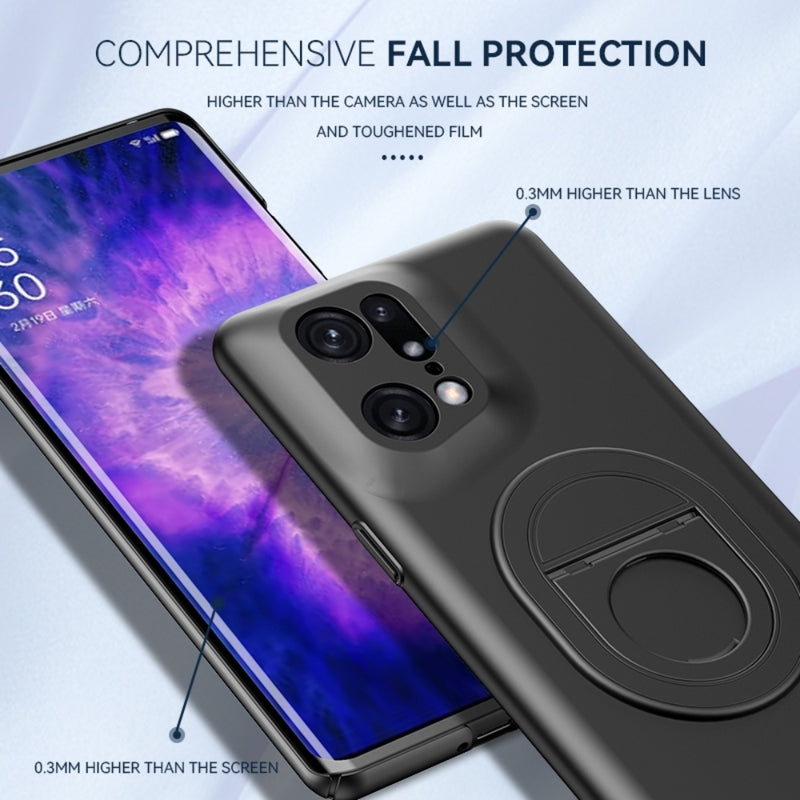 Chargez l'image dans la visionneuse de la galerie, OPPO Find X5/Pro - Magsafe Hidden Fold Holder Full Coverage Shockproof Phone Case - Polar Tech Australia