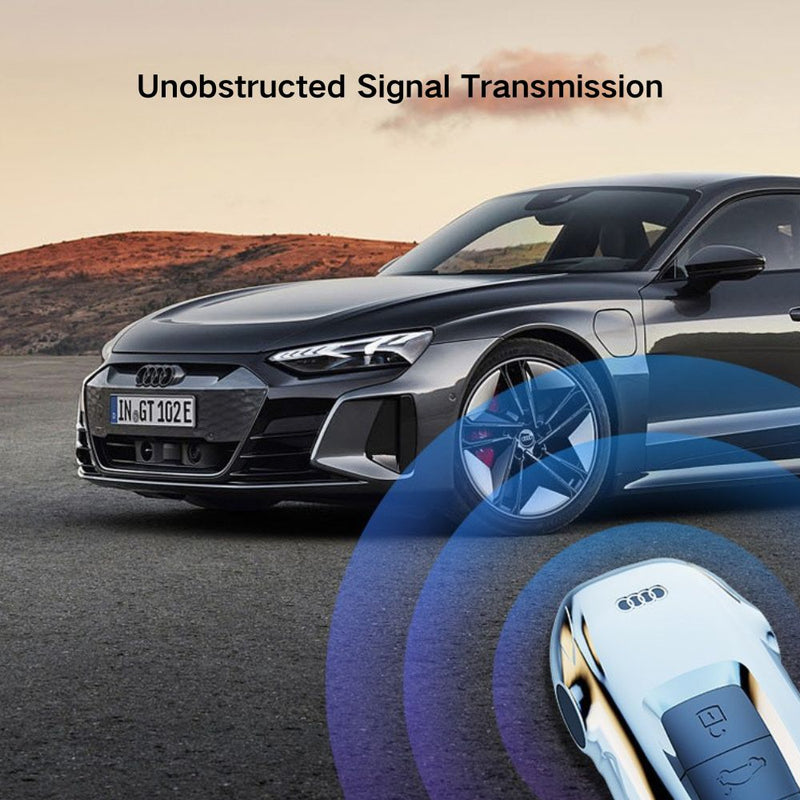 Chargez l'image dans la visionneuse de la galerie, Audi Zinc Alloy Silicone Car Key Fob Case Cover For A3, A4, A5, A6, A8, Q2, Q5, Q7, Q8, e-tron - Polar Tech Australia