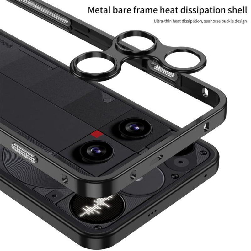 Load image into Gallery viewer, Nothing Phone (3) - Metal Frame Heat Dissipation Phone Case with Camera Guard Ring - Polar Tech Australia
