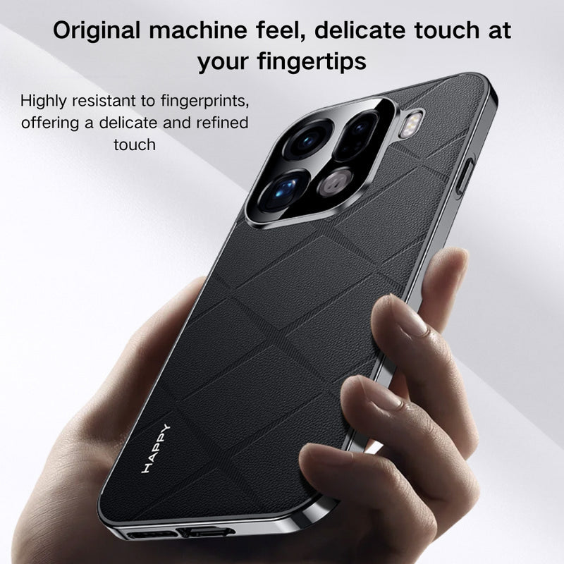 Cargue la imagen en el visor de la galería, OPPO Find X9 Pro - Plain Leather PC Phone Case