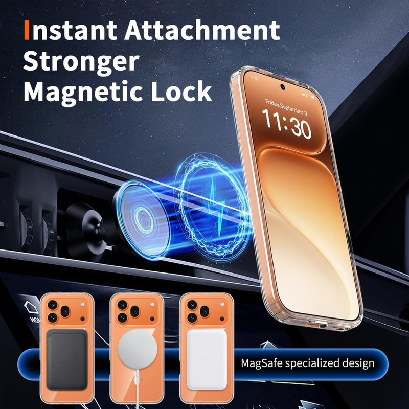 Cargue la imagen en el visor de la galería, Honor 600 / 600 Pro - MagSafe Clear Acrylic PC Hybrid TPU Phone Case