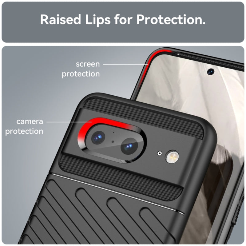 Chargez l'image dans la visionneuse de la galerie, Google Pixel 8 - Thunder Series Twill Texture Thickened Anti-fall Protection TPU Case - Polar Tech Australia