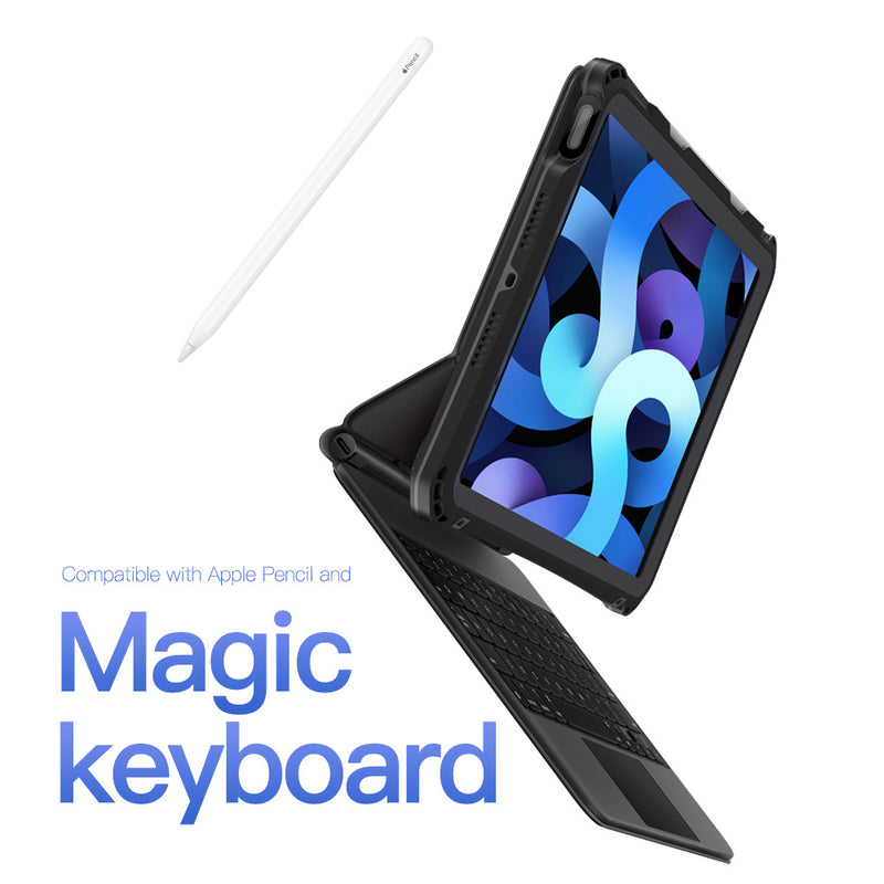 Cargue la imagen en el visor de la galería, Apple iPad Air 4/5 10.9" Shellbox Waterproof Heavy Duty Lifeproof Style Case - Polar Tech Australia