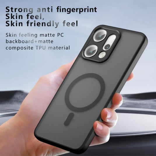 OPPO Reno14 5G (PLA110, CPH2737) - Flexible Silicone + Transparent Hard Acrylic Shockproof Case - Polar Tech Australia