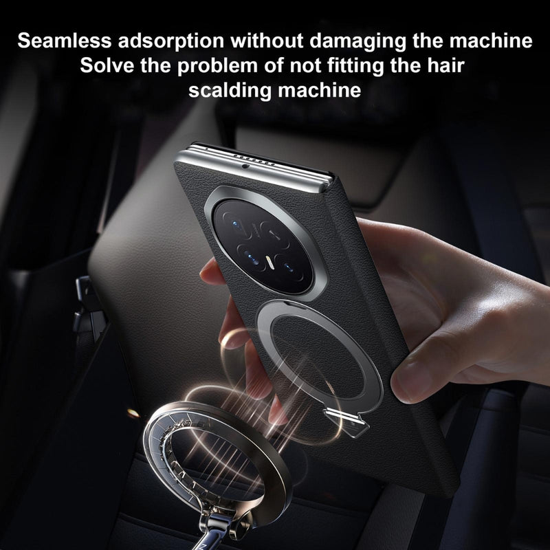 Cargue la imagen en el visor de la galería, Honor Magic V6 - Smart View Window MagSafe Magnetic Holder Leather Phone Case