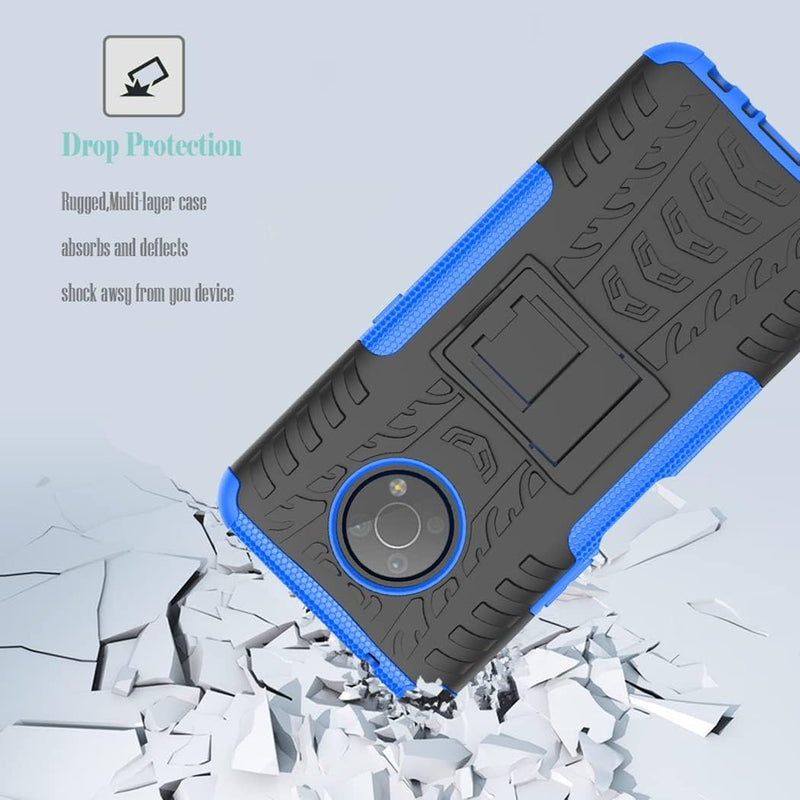 Chargez l'image dans la visionneuse de la galerie, Nokia G300 - Shield With Kickstand Hard PC Back Cover Soft TPU Dual Layer Protection Case - Polar Tech Australia