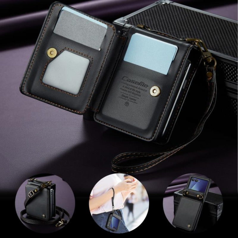 Load image into Gallery viewer, Samsung Galaxy Z Flip7 5G - Card Slots Holder RFID Anti-theft Phone Case - Polar Tech Australia