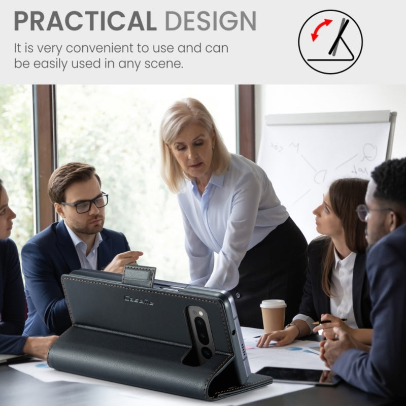 Load image into Gallery viewer, Google Pixel Fold - Butterfly Buckle Litchi Texture RFID Anti-theft Leather Phone Case - Polar Tech Australia