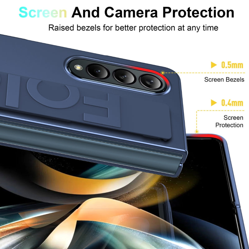 Load image into Gallery viewer, Samsung Galaxy Z Fold 3 (SM-F926) - Silicone Wristband Holder Foldable Phone Case - Polar Tech Australia