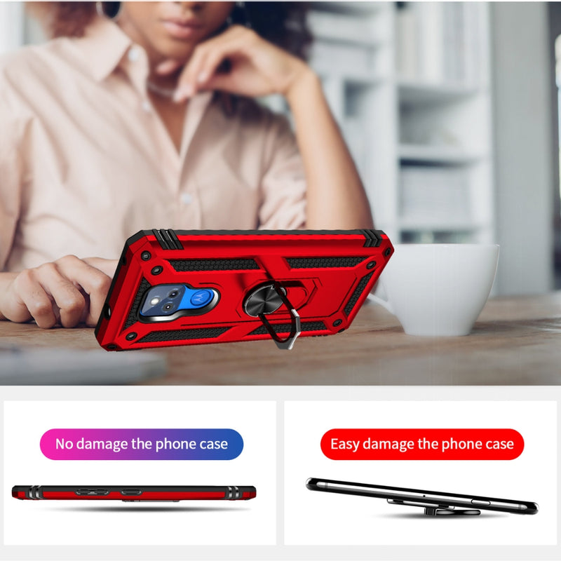 Cargue la imagen en el visor de la galería, Motorola Moto G Play (2021) - Shockproof Heavy Duty Hard Bumper Rugged Mobile Phone Case - Polar Tech Australia