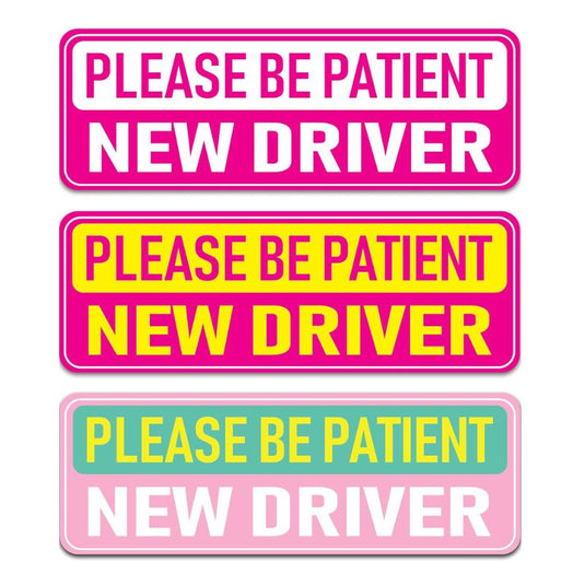 Universal Magnetic New Driver Car Sign – Removable & Reusable Safety Sticker for Vehicles (3 Pack) - i-Station Mobile Phone & Electronic Device Repair and Accessories